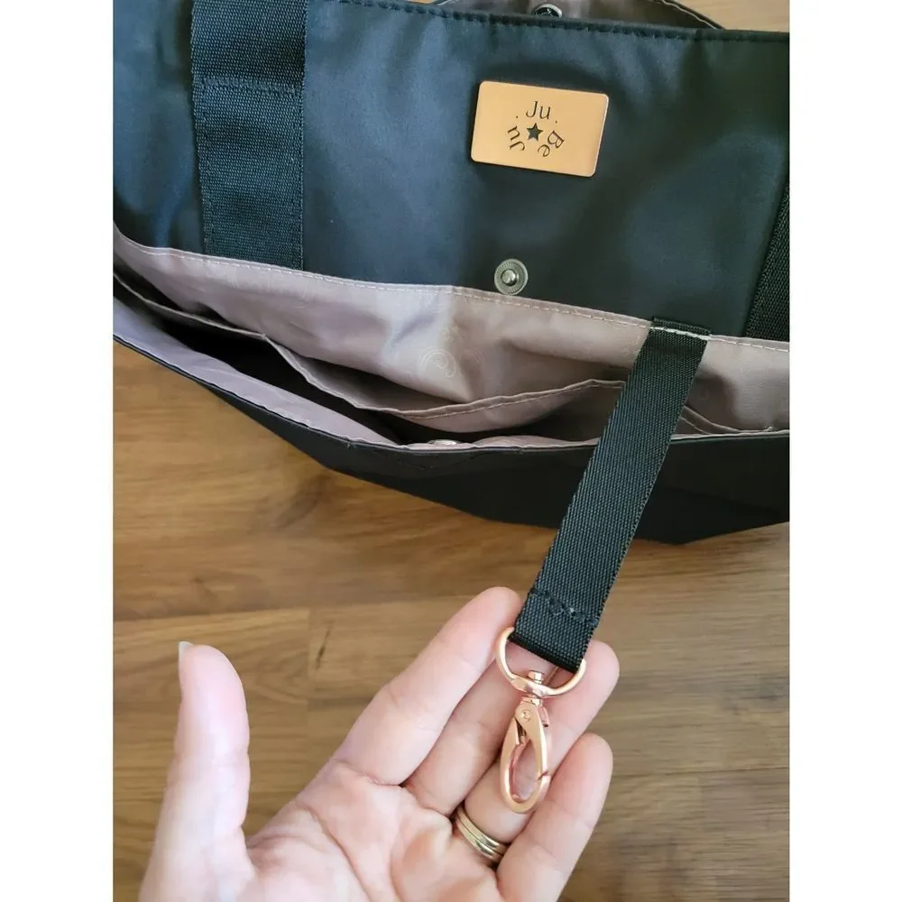JuJuBe Tote‎ Diaper Baby Bag Organizer Black Utility Mom